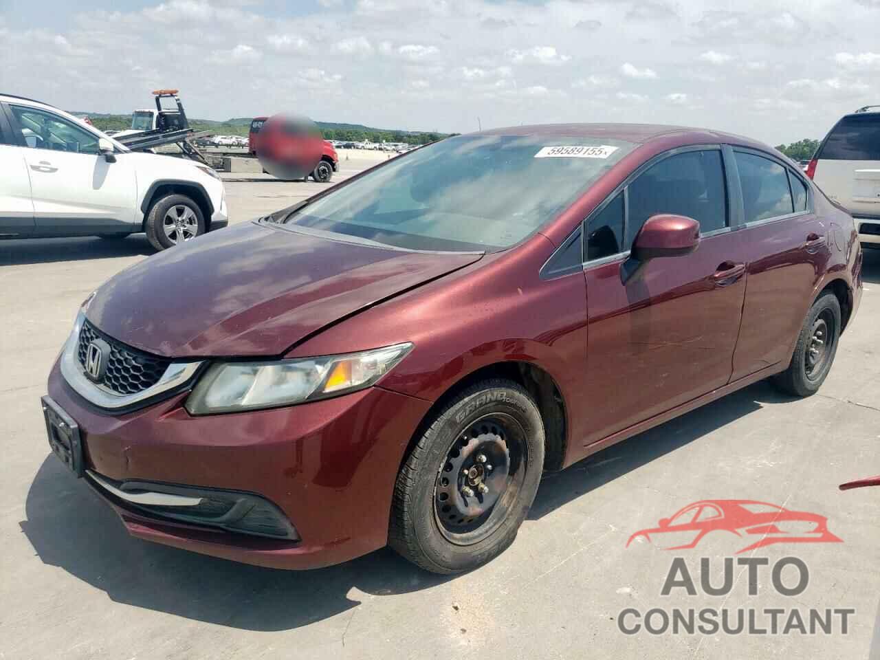 HONDA CIVIC 2013 - 2HGFB2F54DH601000