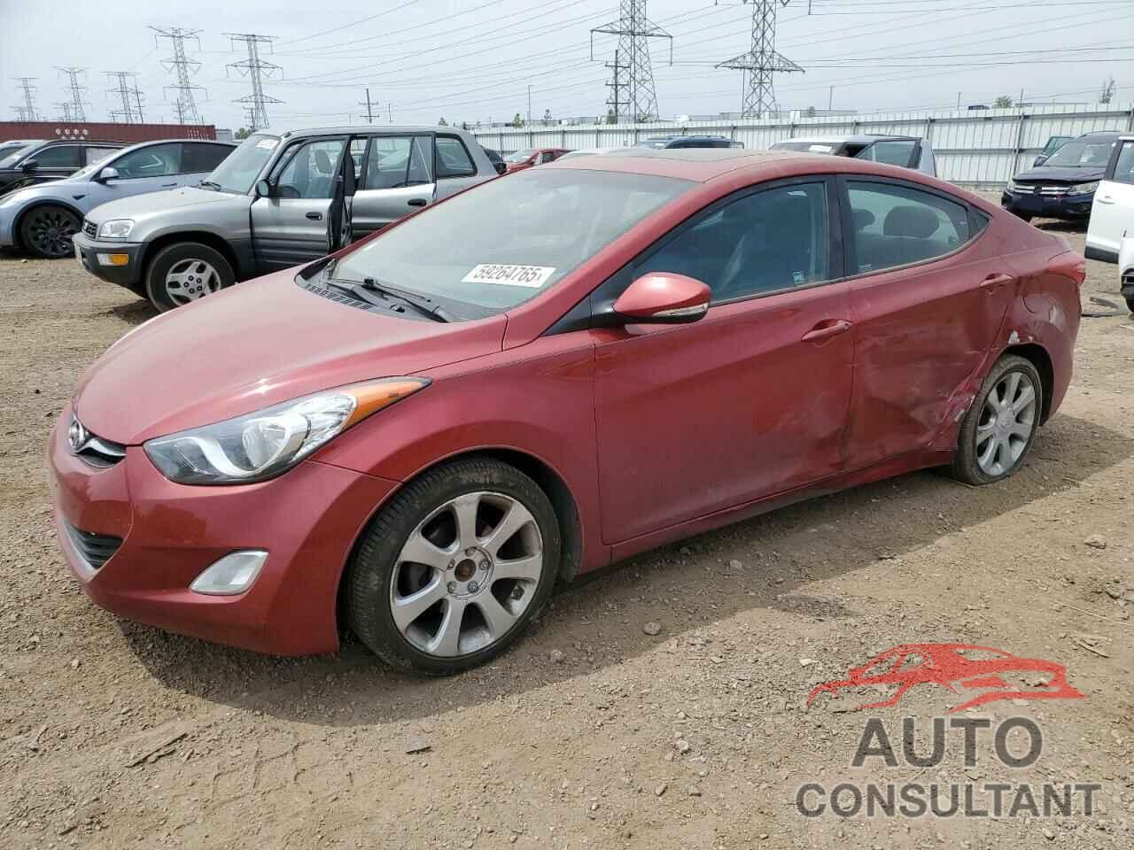 HYUNDAI ELANTRA 2013 - KMHDH4AE1DU712894