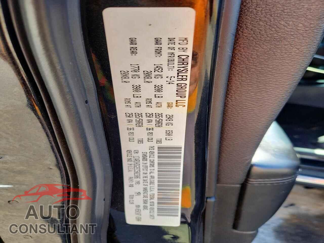 DODGE DURANGO 2014 - 1C4RDHDG2EC502306
