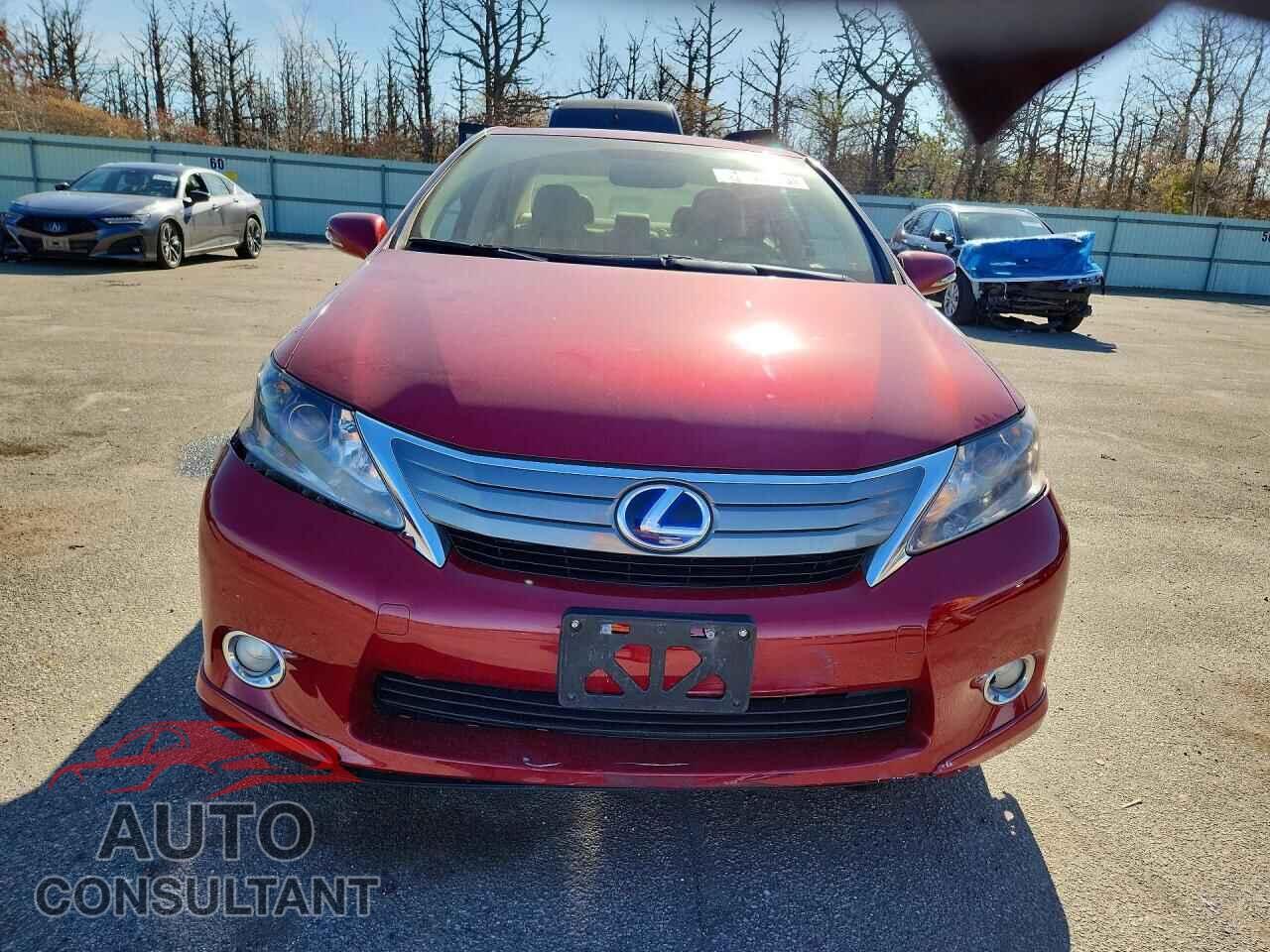 LEXUS HS 2012 - JTHBB1BA3C2049182