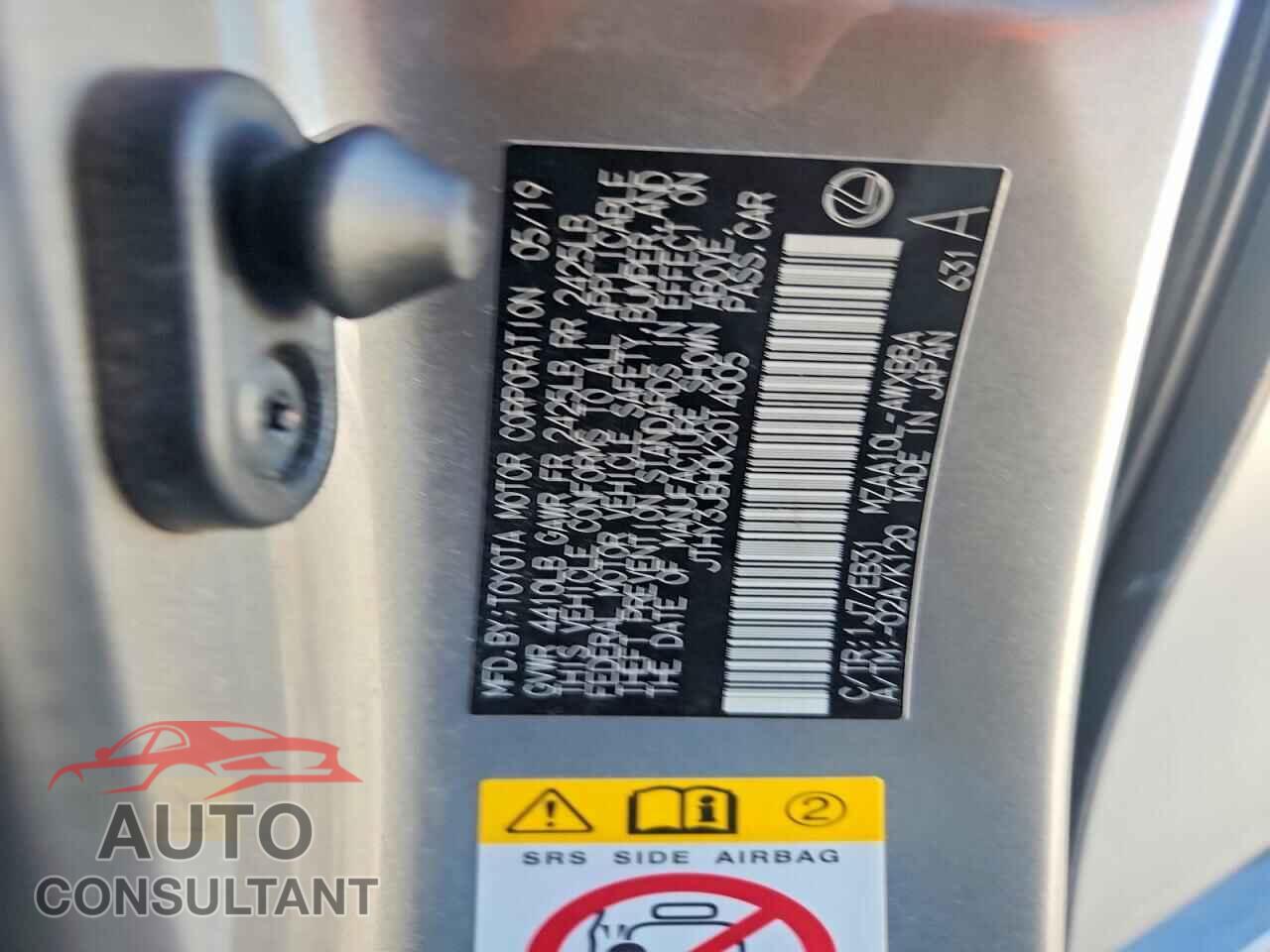 LEXUS ALL OTHER 2019 - JTHY3JBH0K2014005