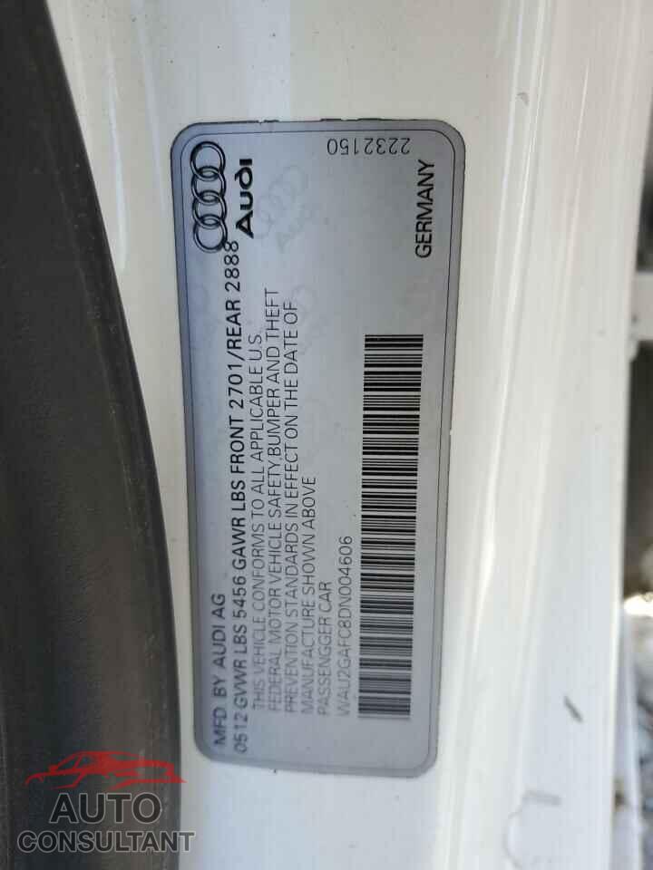AUDI A7 2013 - WAU2GAFC8DN004606