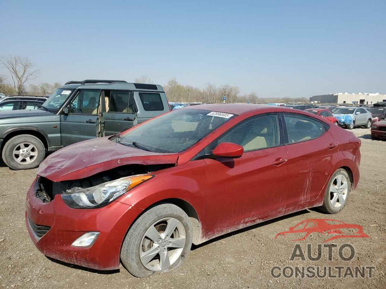 HYUNDAI ELANTRA 2013 - KMHDH4AE1DU520634