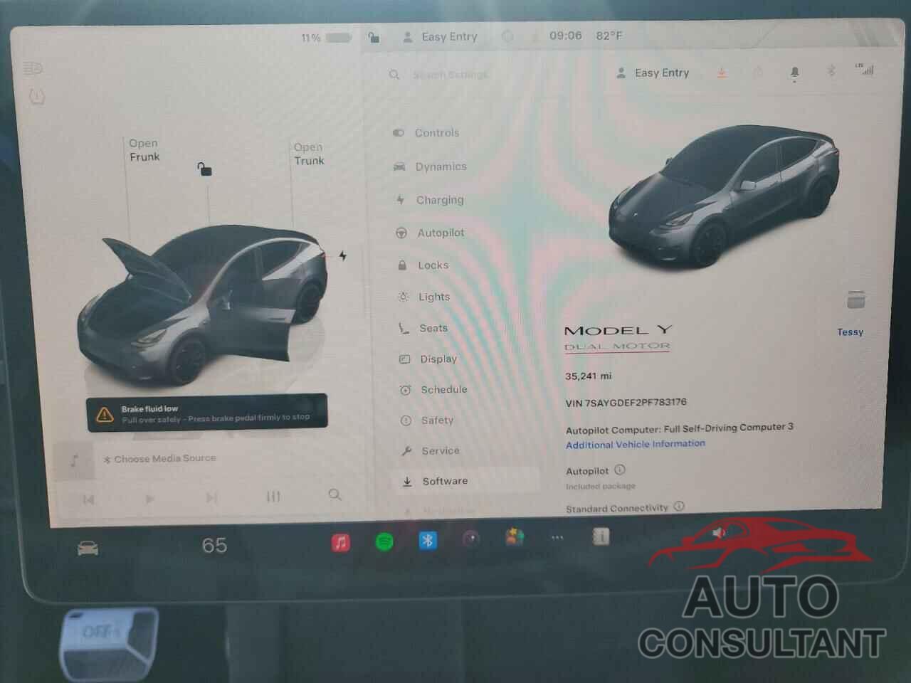 TESLA MODEL Y 2023 - 7SAYGDEF2PF783176