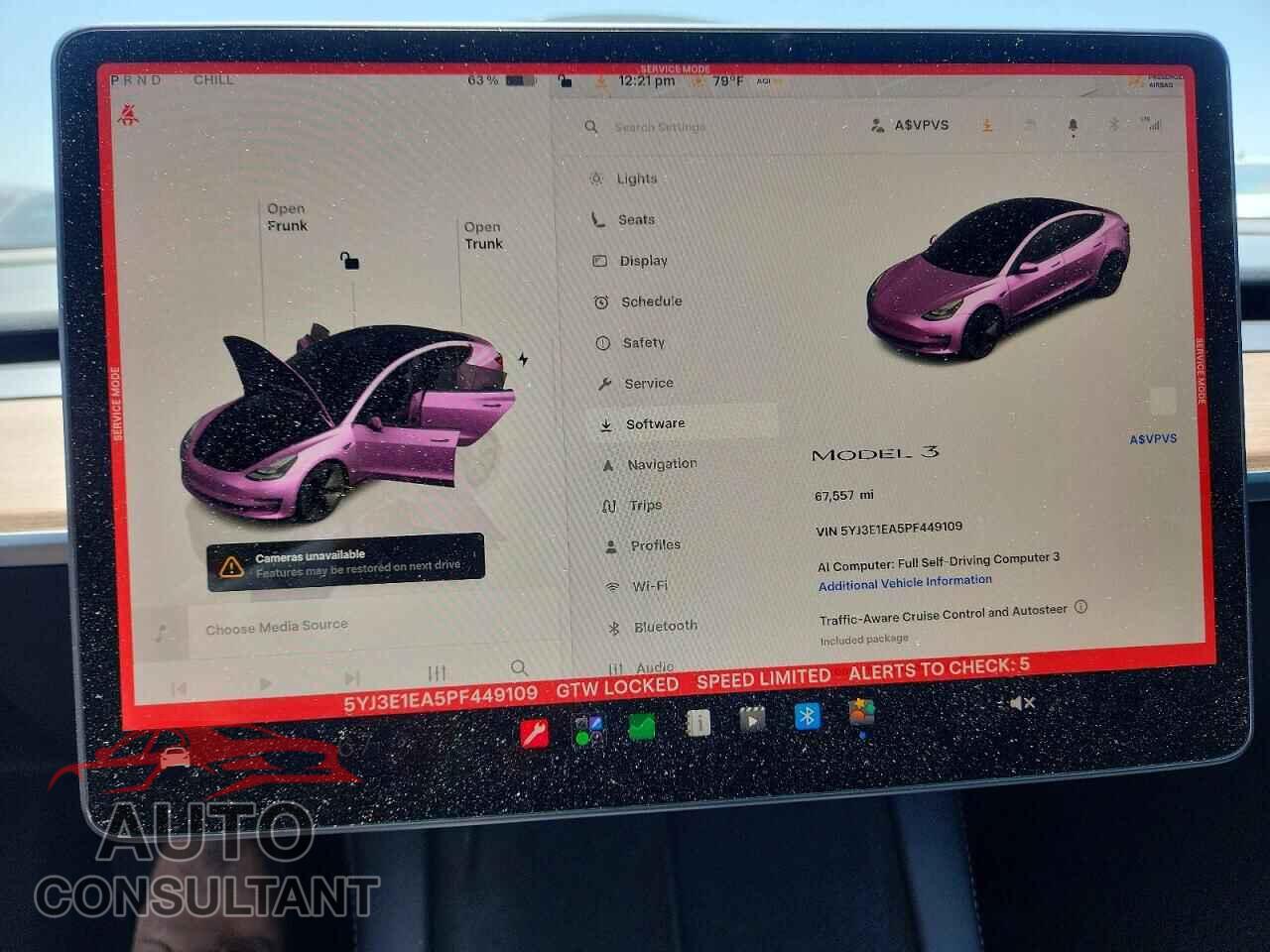 TESLA MODEL 3 2023 - 5YJ3E1EA5PF449109