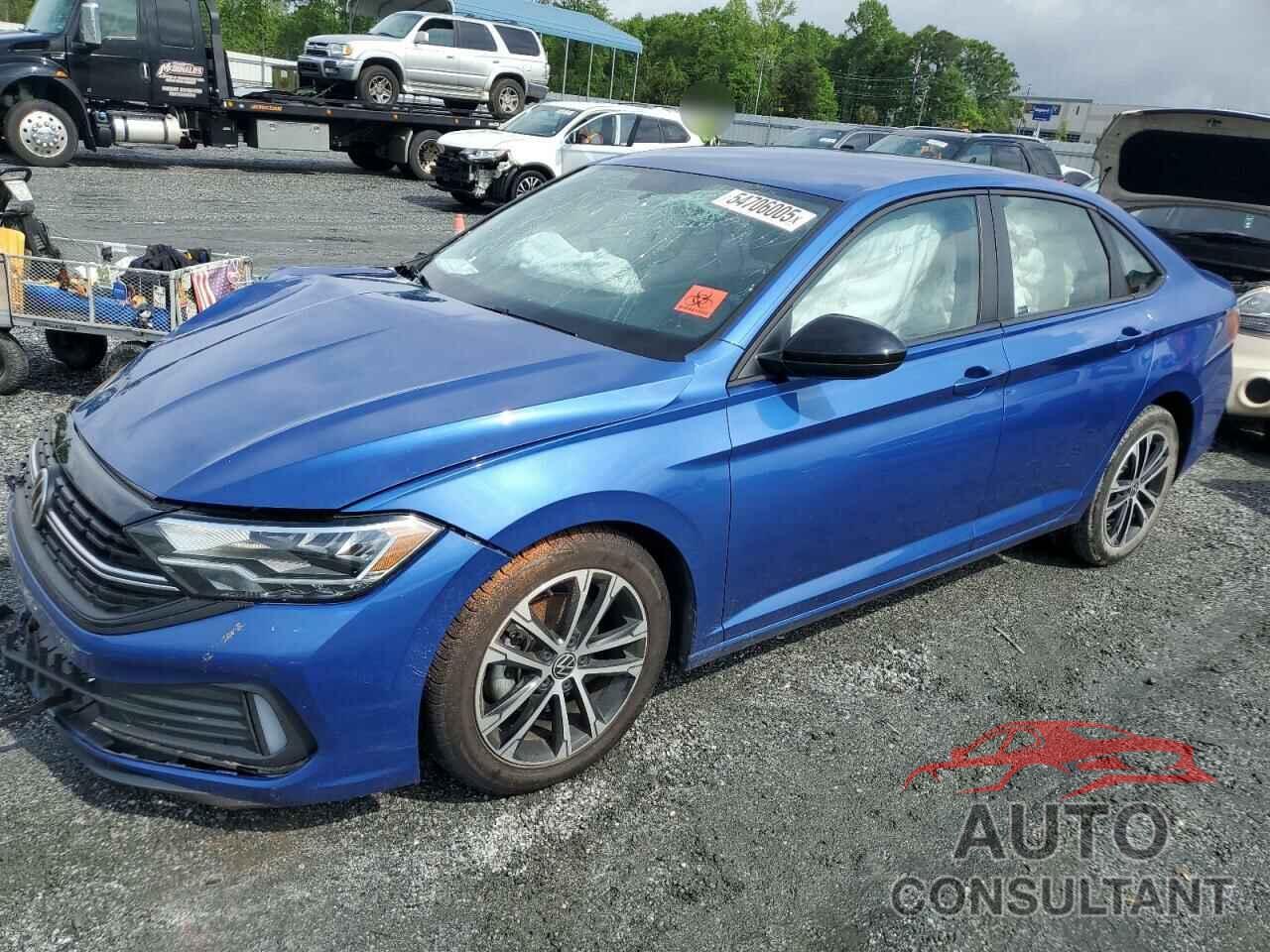 VOLKSWAGEN JETTA 2022 - 3VWBM7BU9NM034526