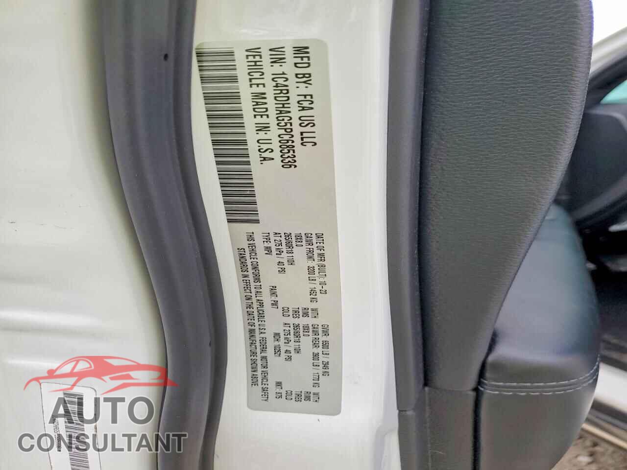 DODGE DURANGO 2023 - 1C4RDHAG5PC685336