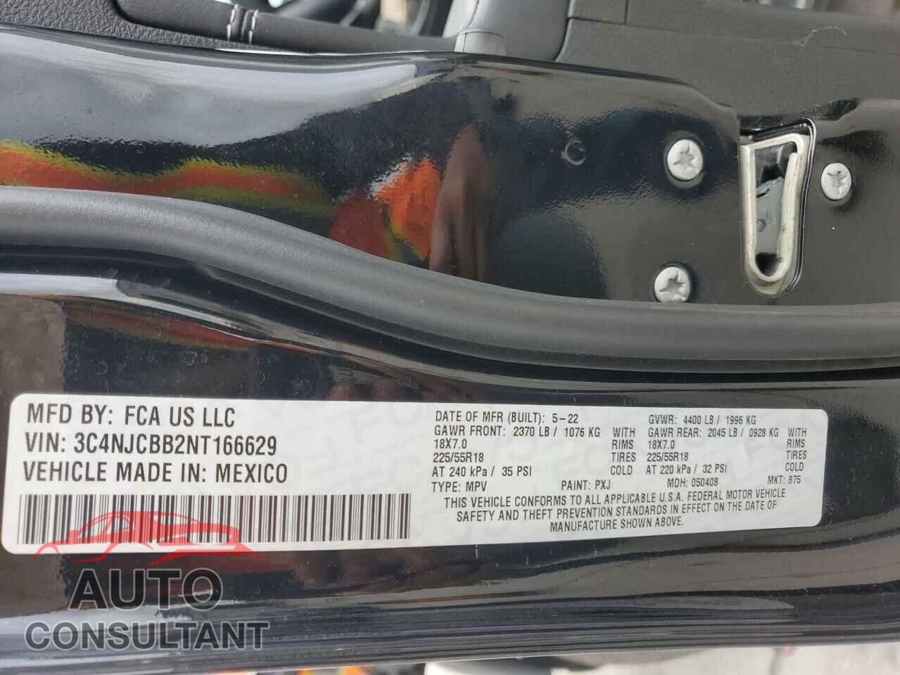 JEEP COMPASS 2022 - 3C4NJCBB2NT166629