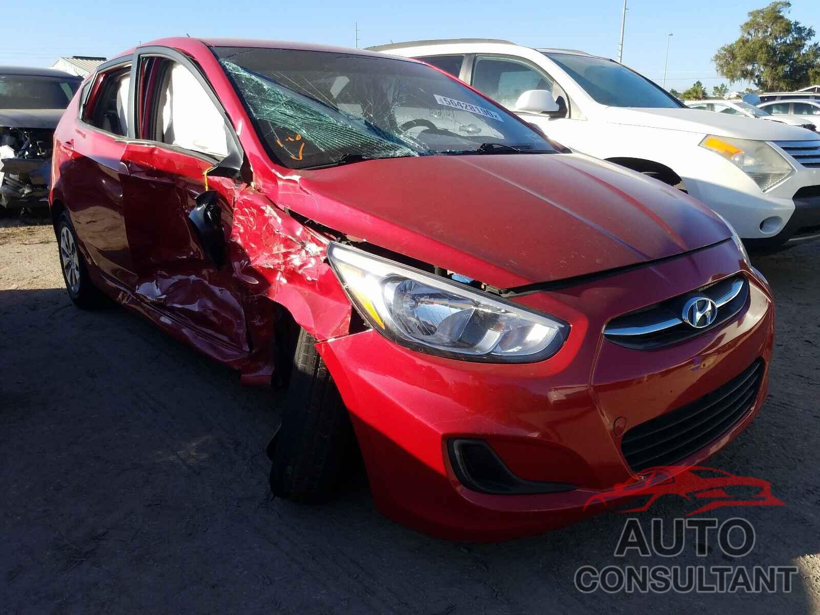 HYUNDAI ACCENT 2017 - KMHCT5AEXHU307753