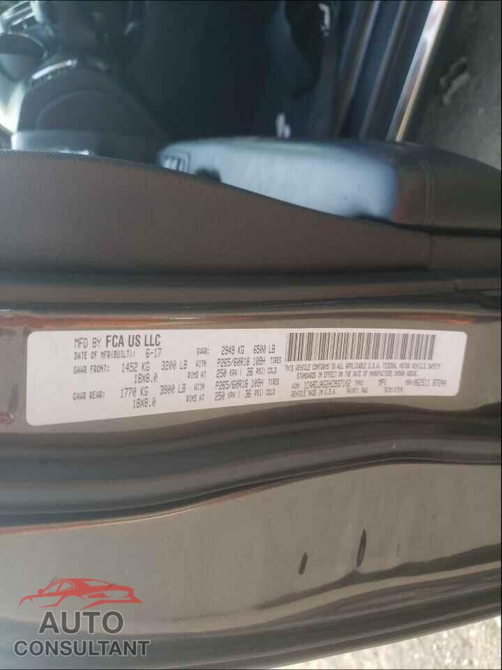 DODGE DURANGO 2017 - 1C4RDJAG2HC937102