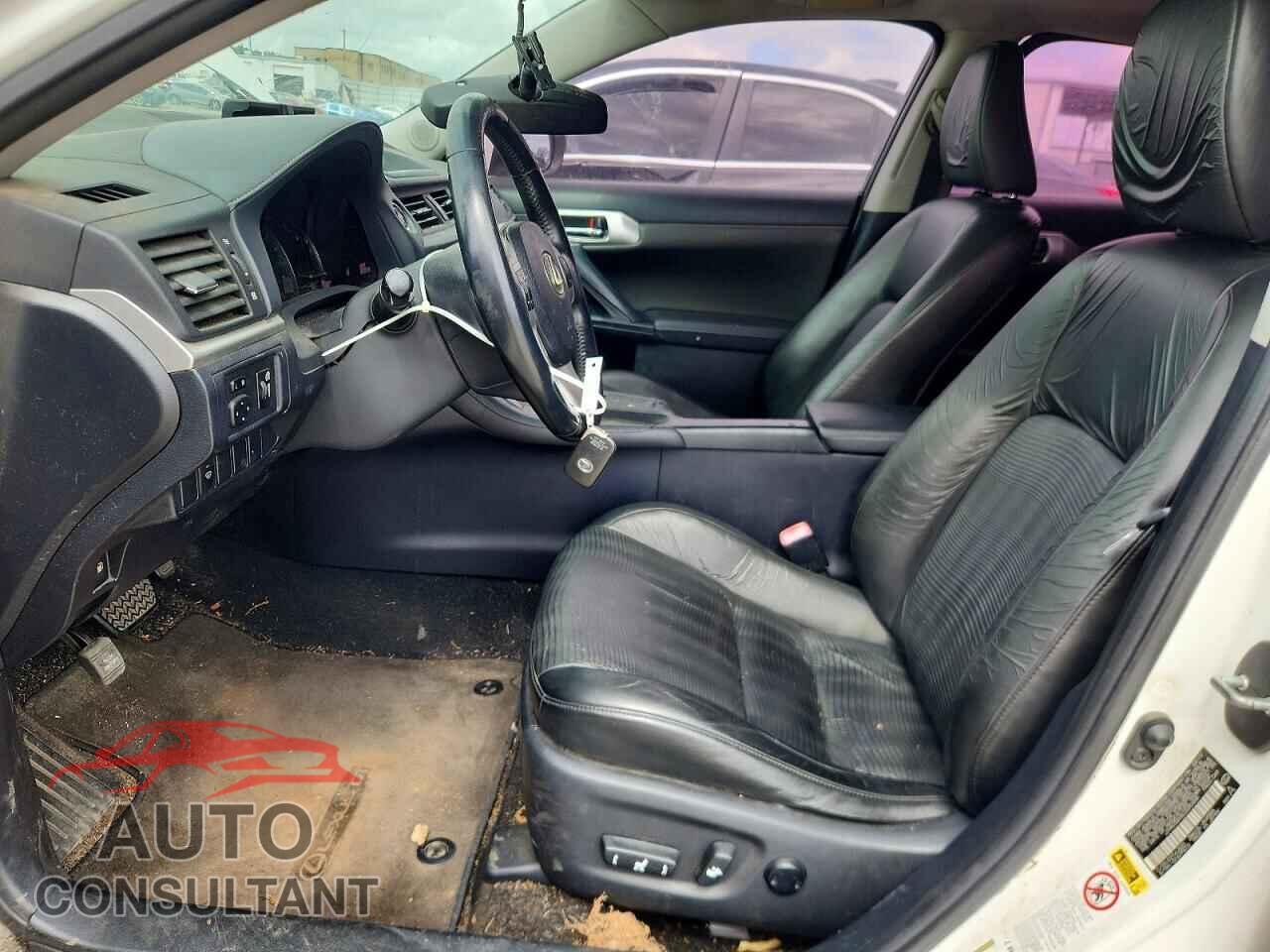 LEXUS CT 200 2012 - JTHKD5BH6C2092445