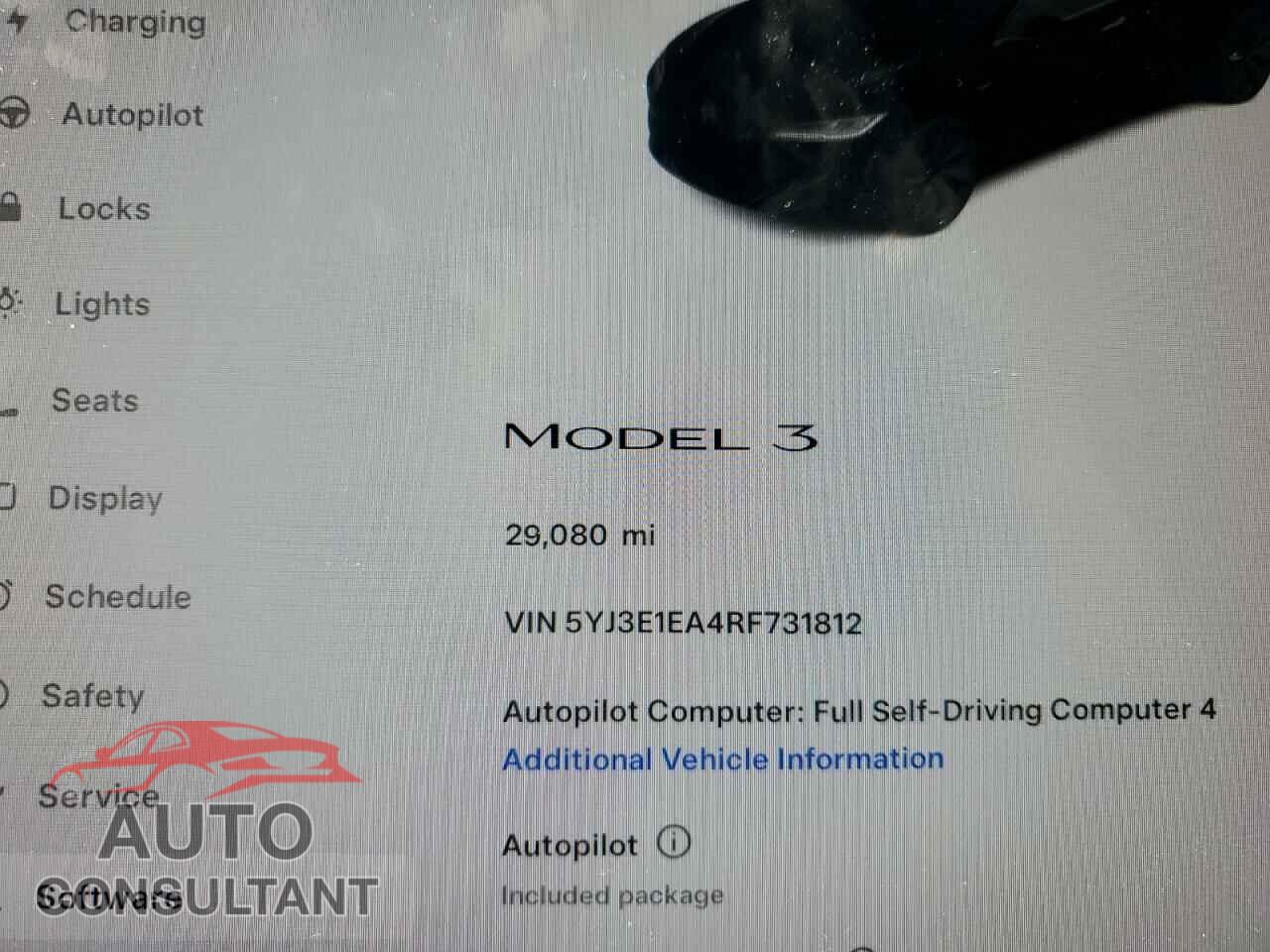 TESLA MODEL 3 2024 - 5YJ3E1EA4RF731812