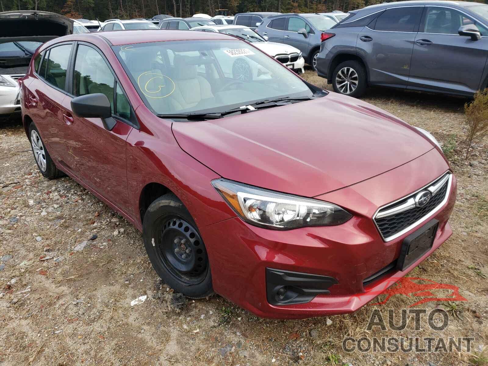 SUBARU IMPREZA 2018 - 4S3GTAA61J3726691