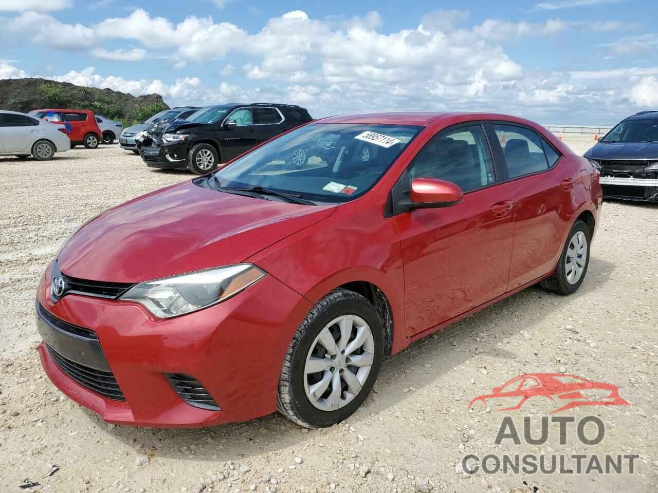 TOYOTA COROLLA 2016 - 2T1BURHE3GC614154