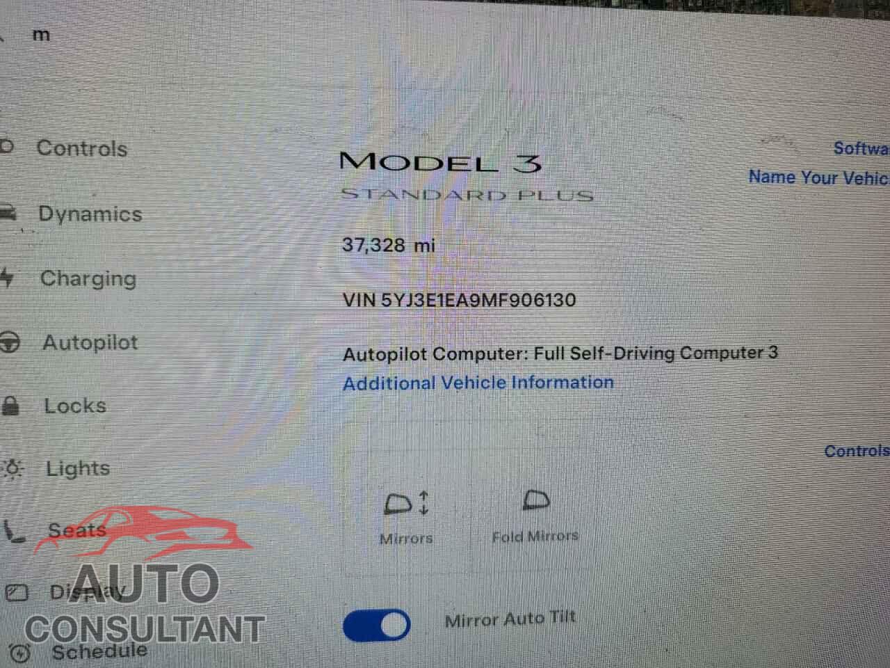 TESLA MODEL 3 2021 - 5YJ3E1EA9MF906130