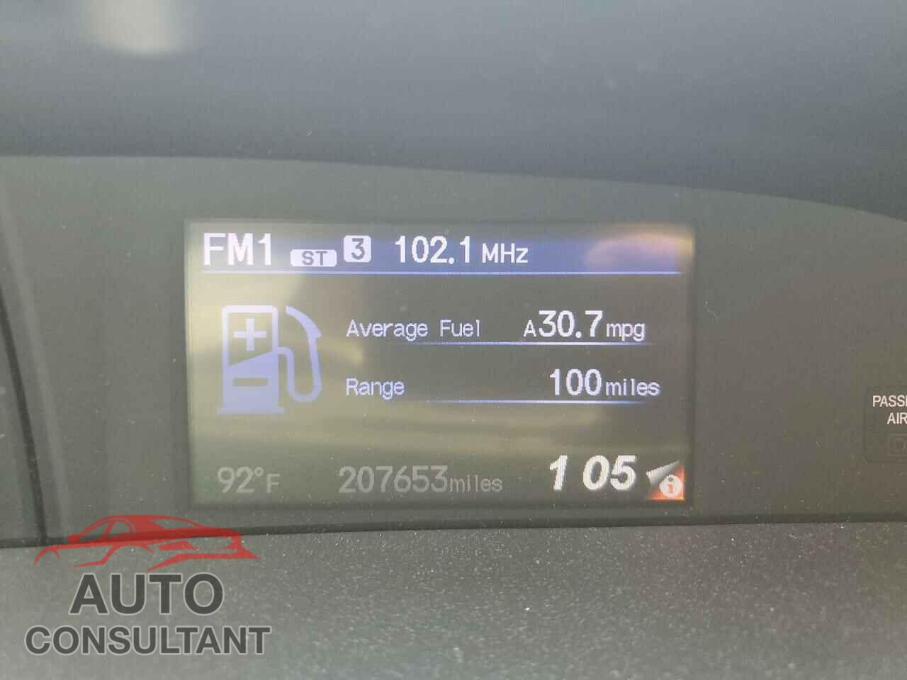 HONDA CIVIC 2013 - 2HGFB2F89DH522464