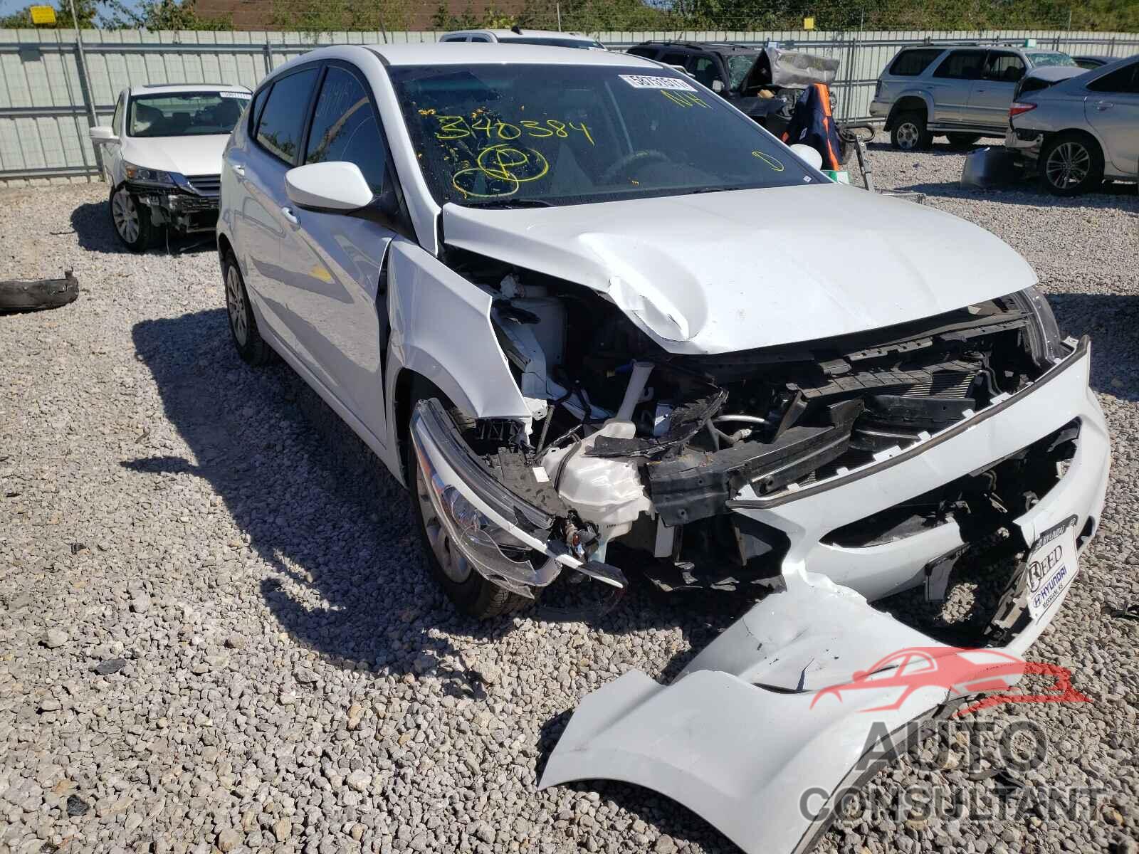 HYUNDAI ACCENT 2017 - KMHCT5AE5HU340384