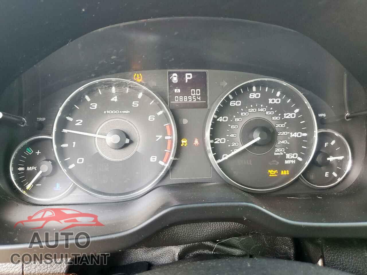 SUBARU OUTBACK 2012 - 4S4BRDKC8C2281675