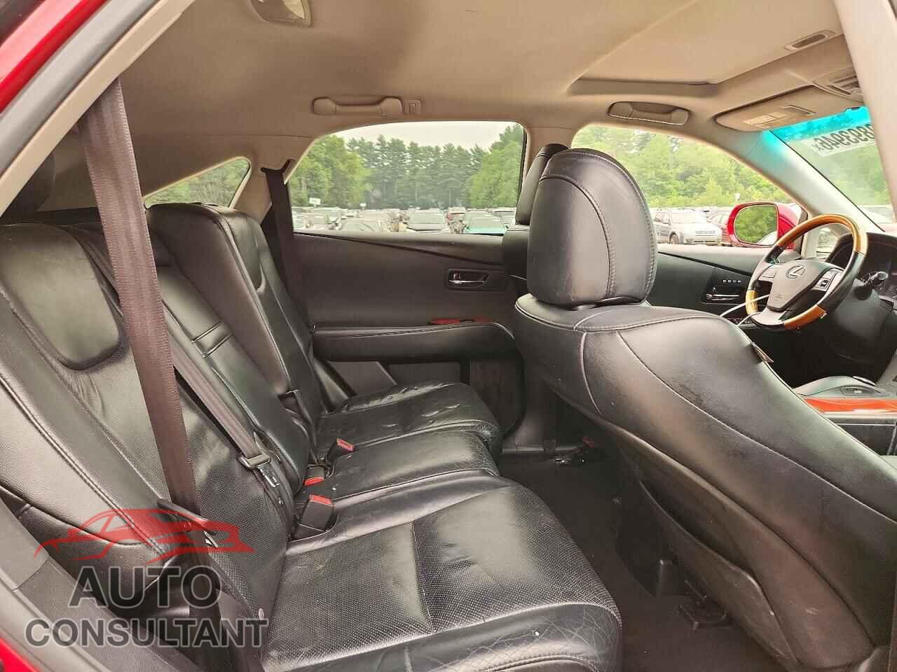 LEXUS RX350 2011 - 2T2BK1BA7BC106822