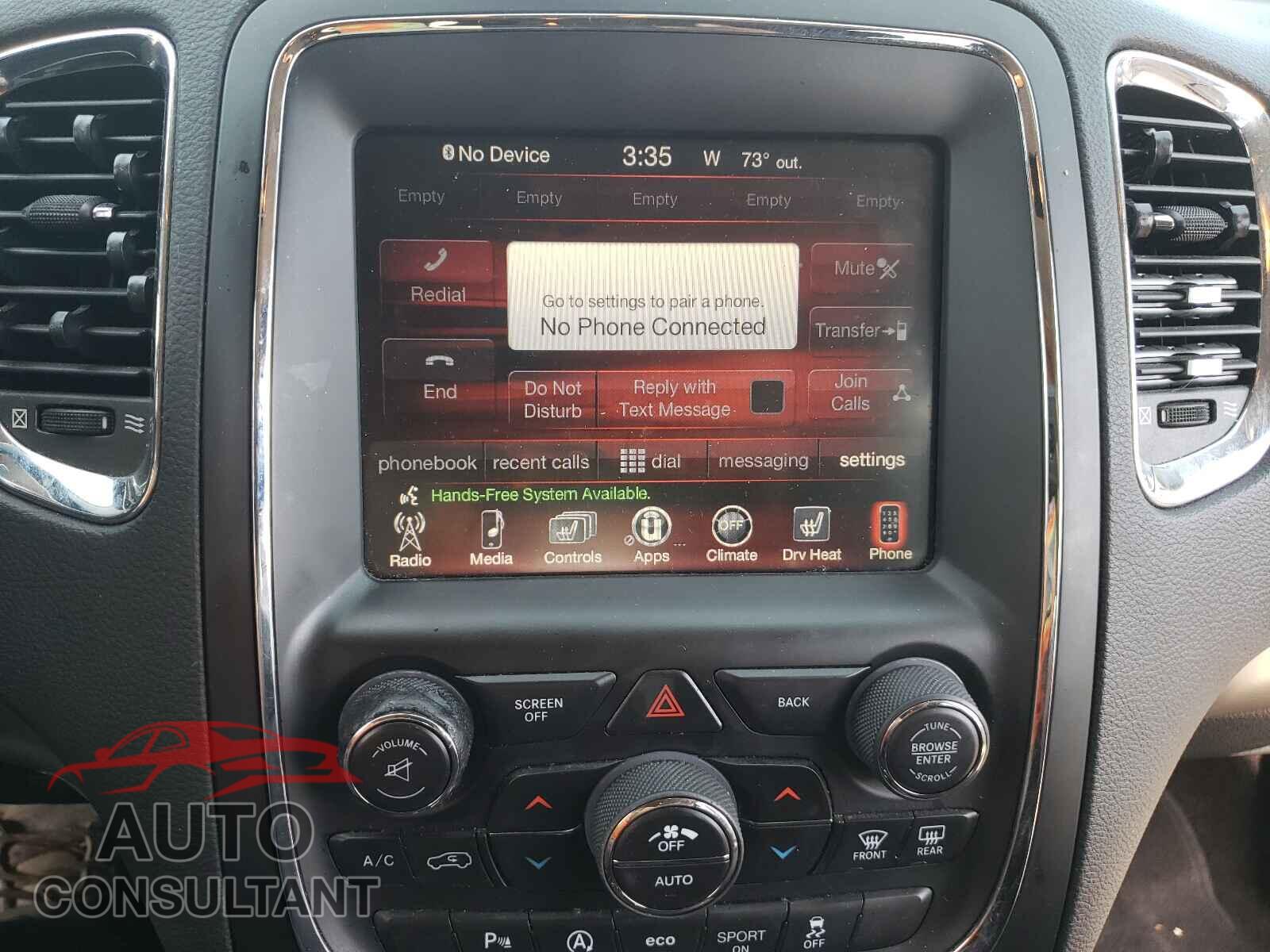 DODGE DURANGO 2016 - 1C4RDJAG5GC341450