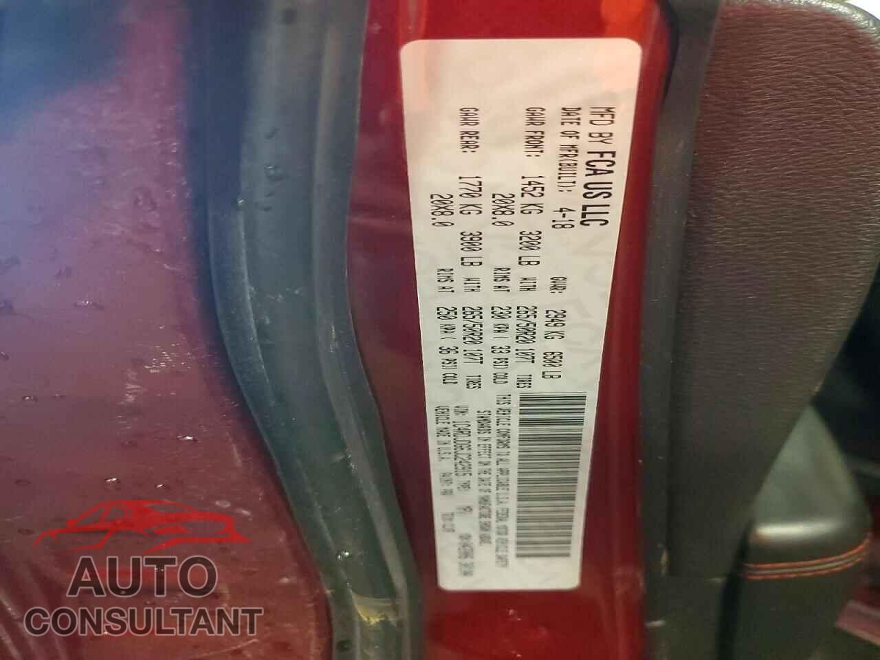 DODGE DURANGO 2018 - 1C4RDJDG6JC242915