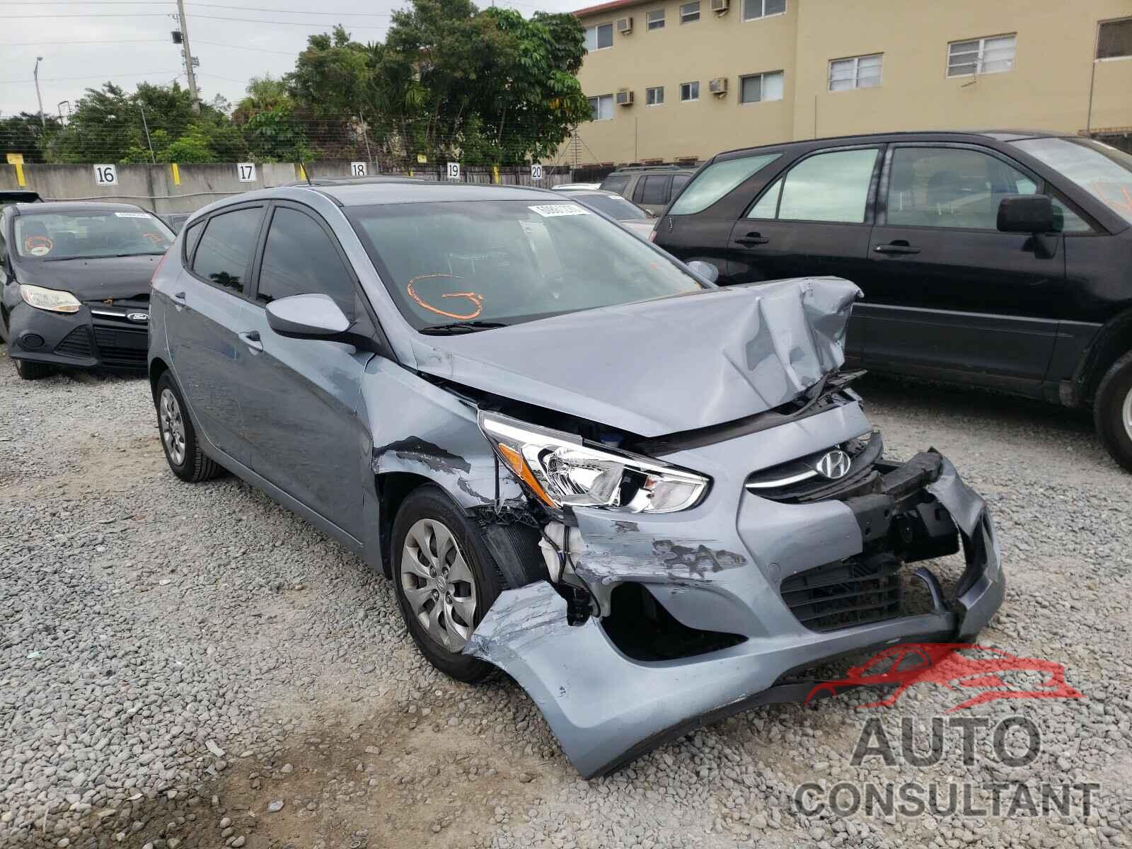 HYUNDAI ACCENT 2017 - KMHCT5AE7HU364136