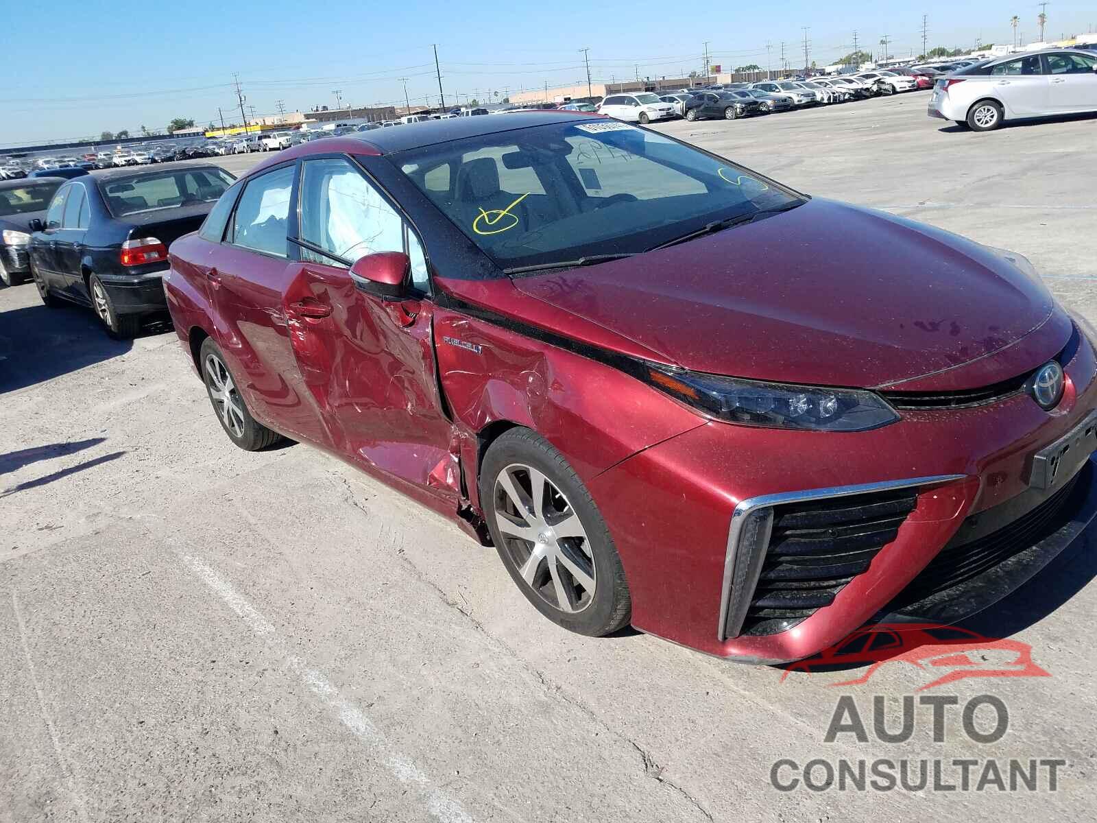 TOYOTA MIRAI 2019 - JTDBVRBD0KA006571