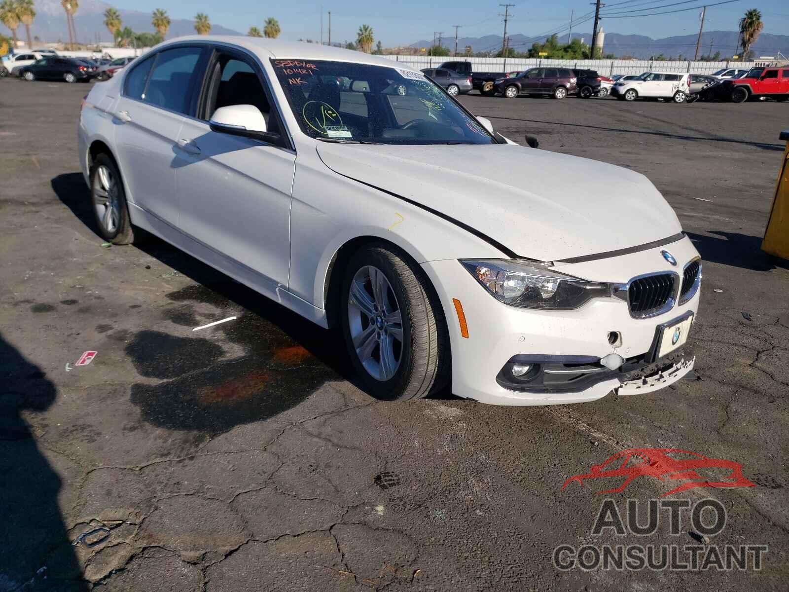 BMW 3 SERIES 2017 - WBA8B9G56HNU49231