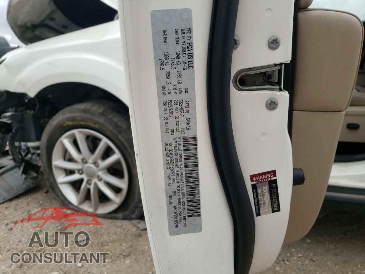 DODGE JOURNEY 2017 - 3C4PDCBG9HT537222