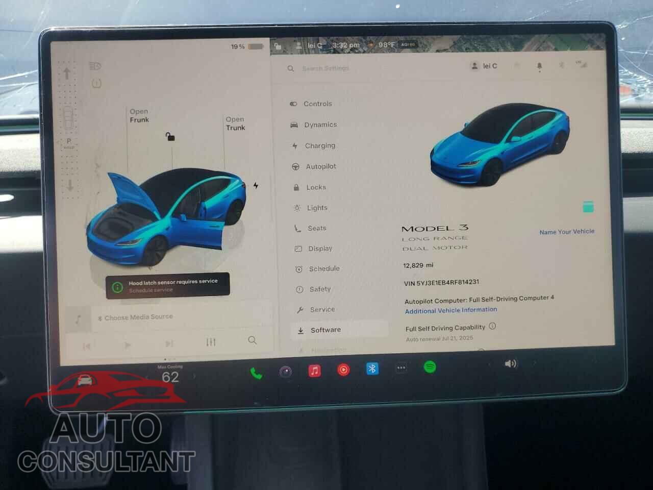 TESLA MODEL 3 2024 - 5YJ3E1EB4RF814231