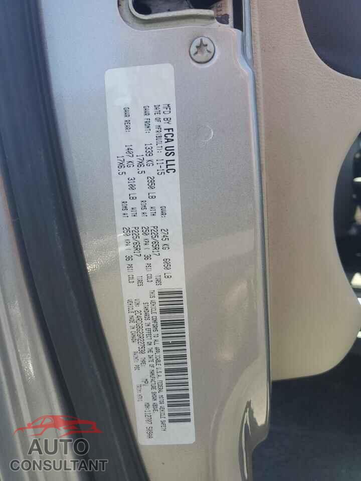 DODGE CARAVAN 2016 - 2C4RDGBG2GR227530