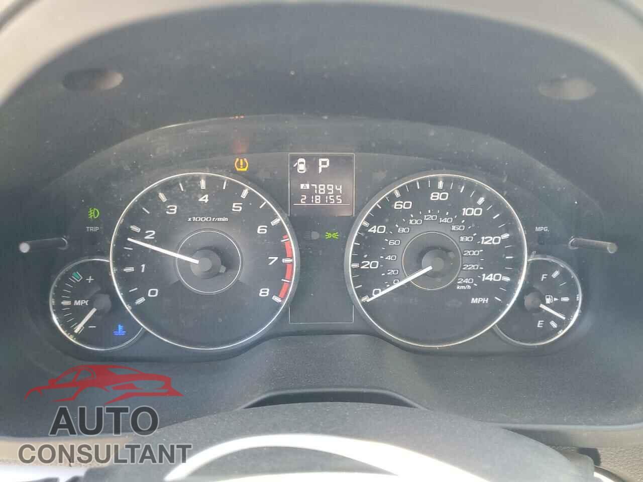 SUBARU OUTBACK 2012 - 4S4BRBCC7C3203269