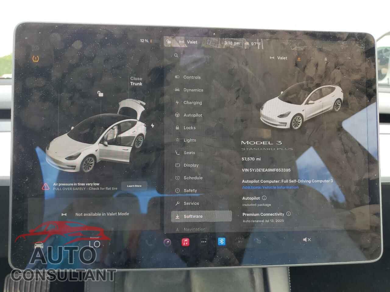 TESLA MODEL 3 2021 - 5YJ3E1EA9MF853395