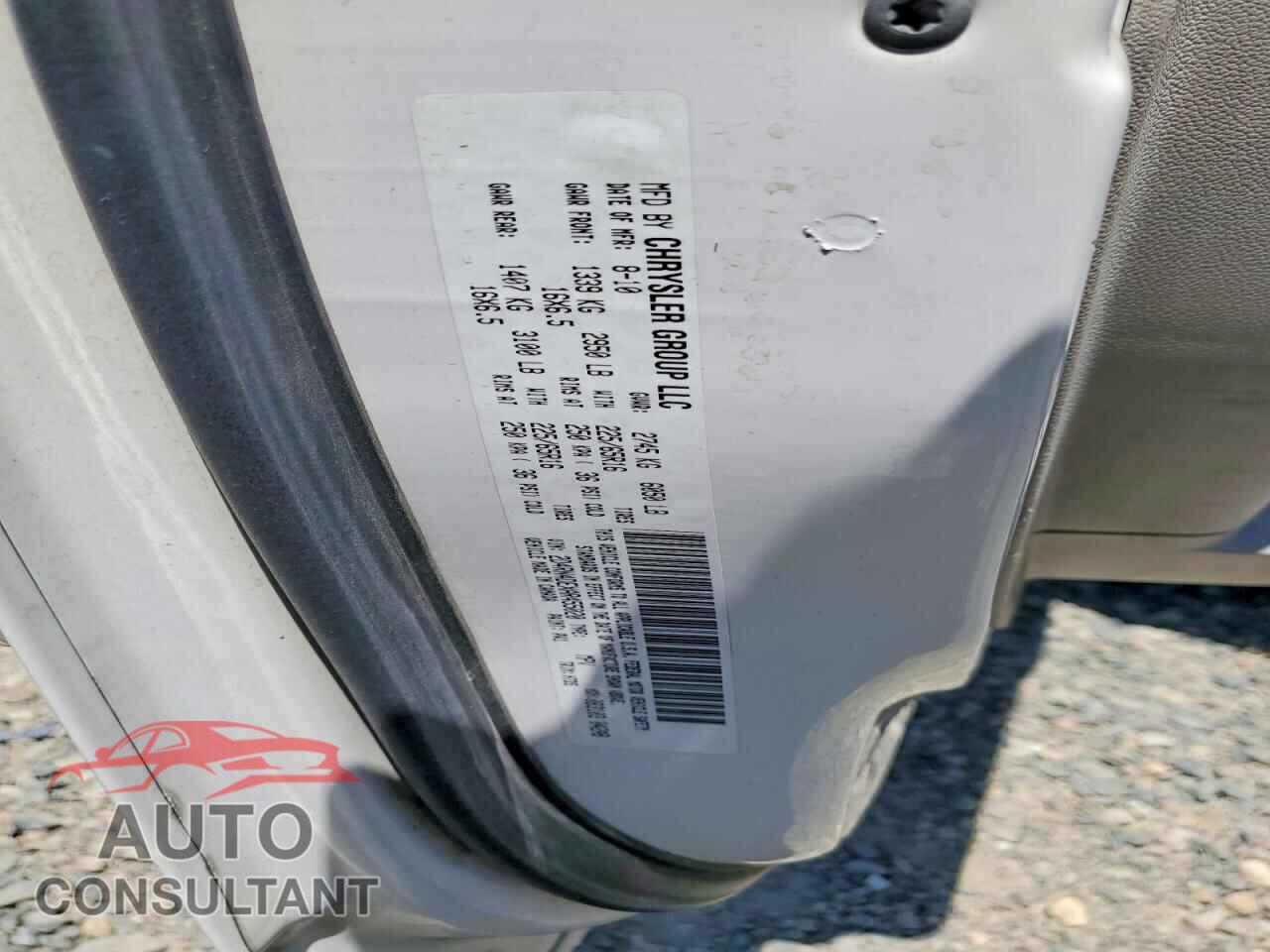 DODGE CARAVAN 2010 - 2D4RN4DEXAR455020