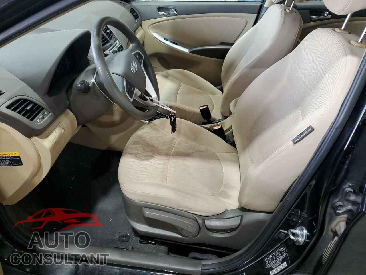 HYUNDAI ACCENT 2013 - KMHCU4AE0DU434562