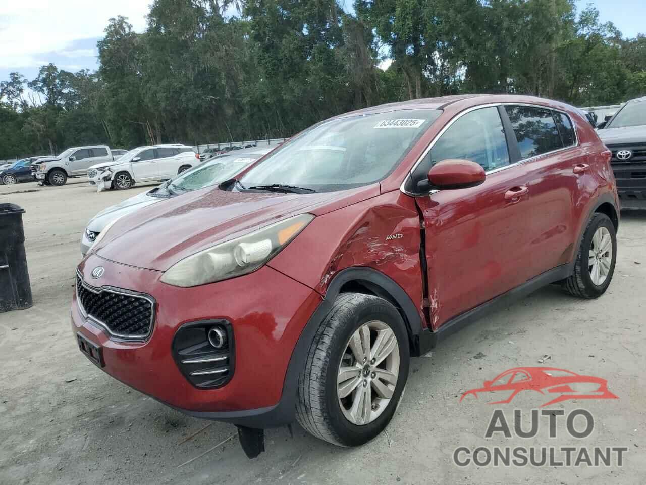 KIA SPORTAGE 2017 - KNDPMCAC1H7117621