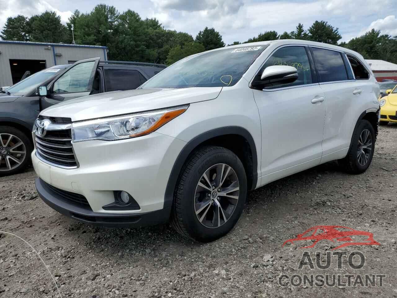 TOYOTA HIGHLANDER 2016 - 5TDKKRFH2GS133998