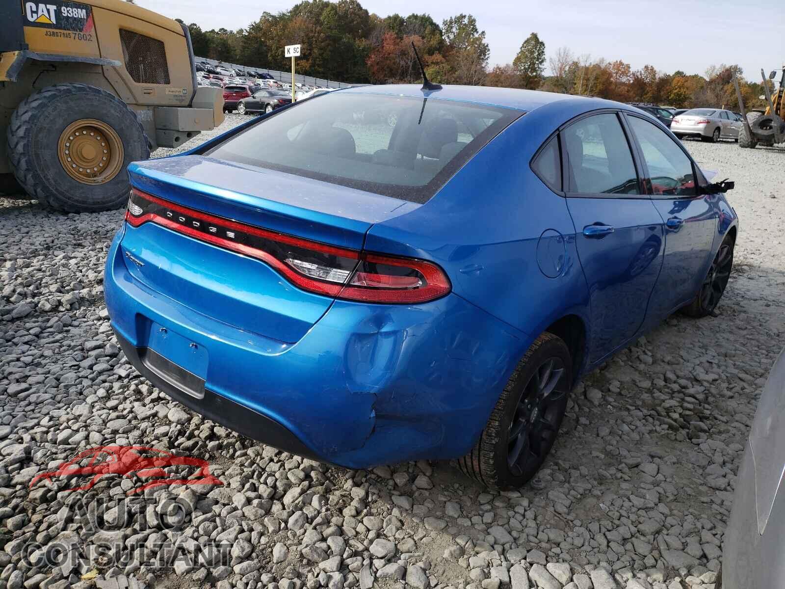 DODGE DART 2016 - 1C3CDFAA5GD644080