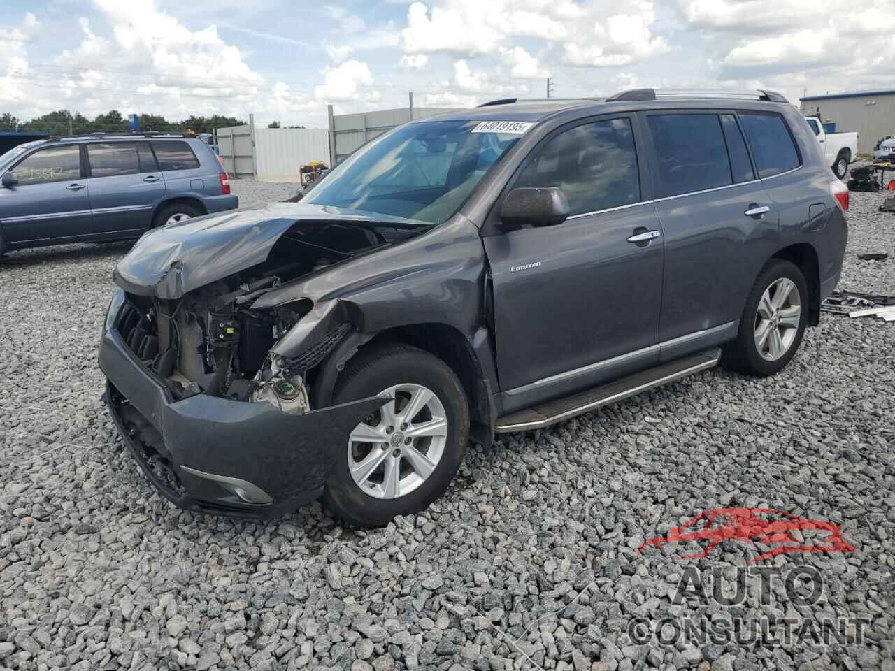 TOYOTA HIGHLANDER 2013 - 5TDYK3EH7DS129434