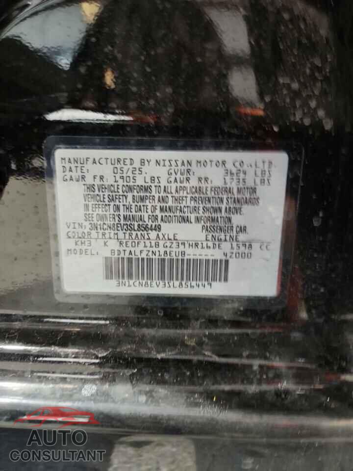 NISSAN VERSA 2025 - 3N1CN8EV3SL856449