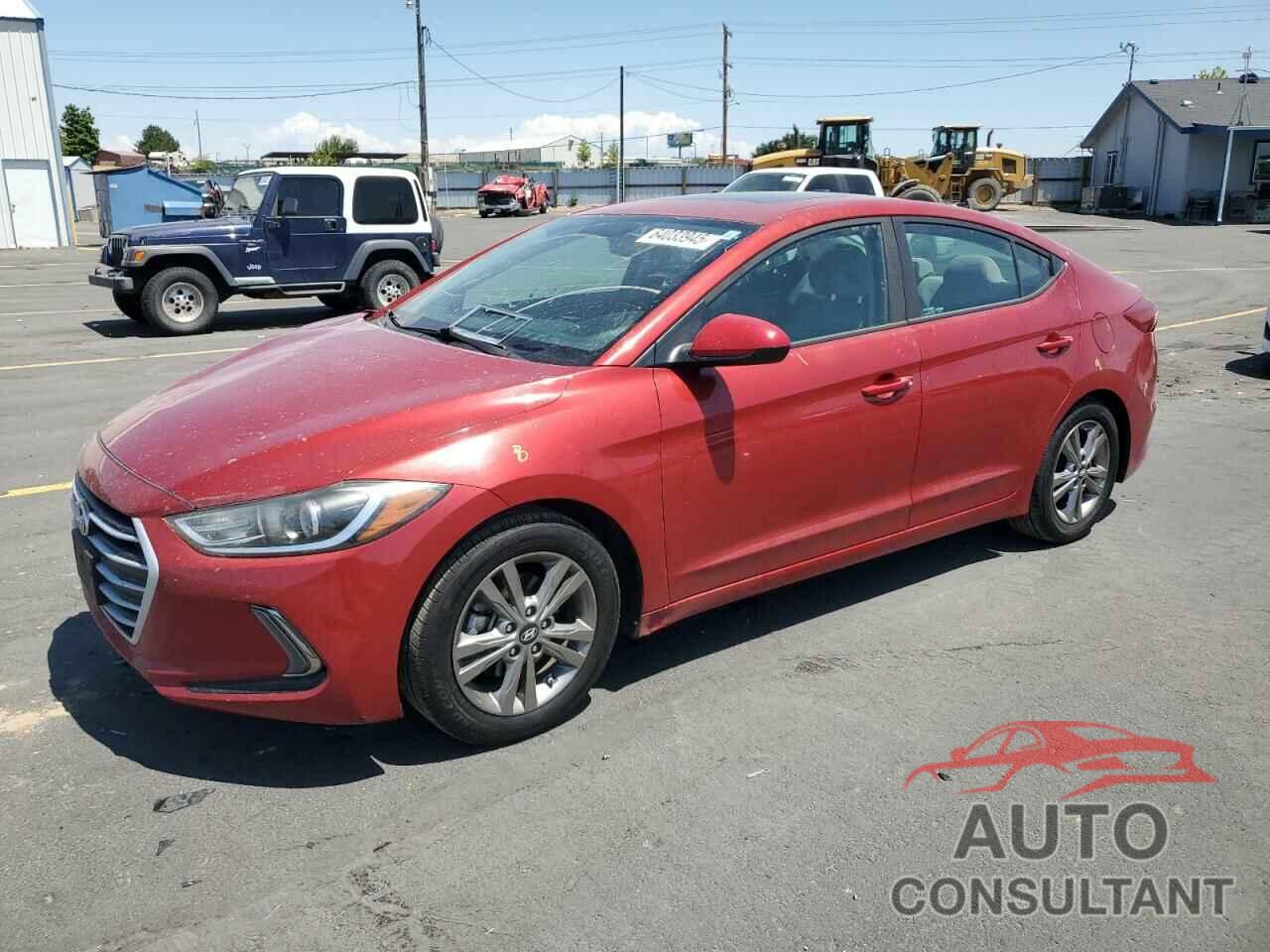 HYUNDAI ELANTRA 2018 - KMHD84LF6JU451120