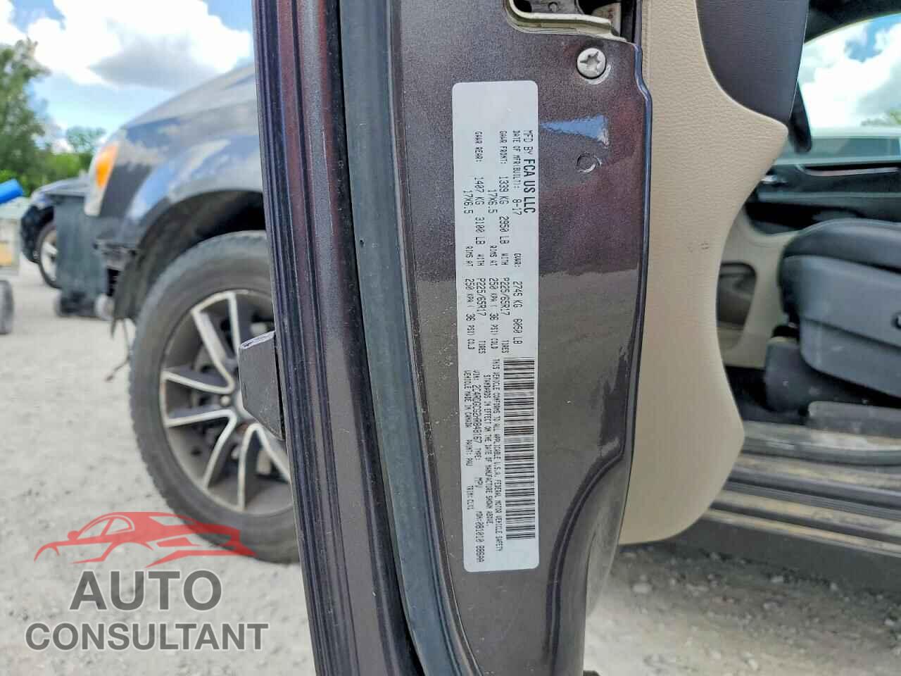 DODGE CARAVAN 2017 - 2C4RDGCG2HR848167