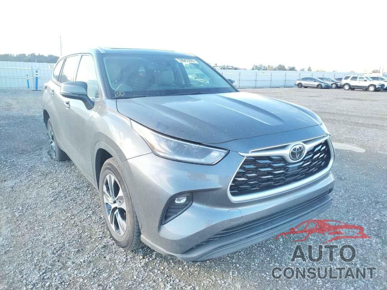 TOYOTA HIGHLANDER 2021 - 5TDGZRAH5MS074949