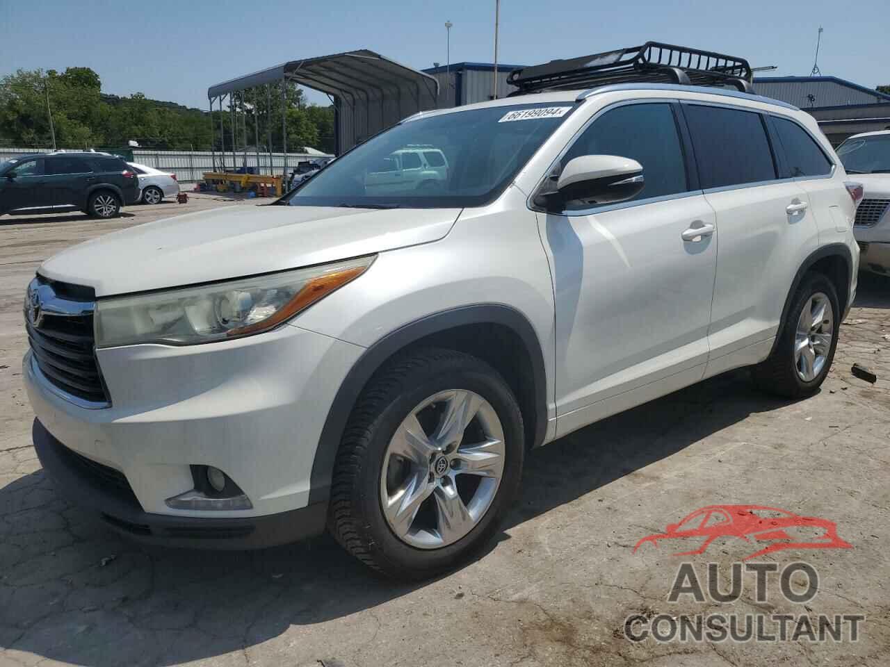 TOYOTA HIGHLANDER 2016 - 5TDYKRFH3GS127945