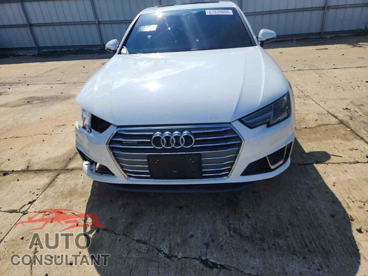 AUDI A4 2019 - WAUDNAF49KA099348