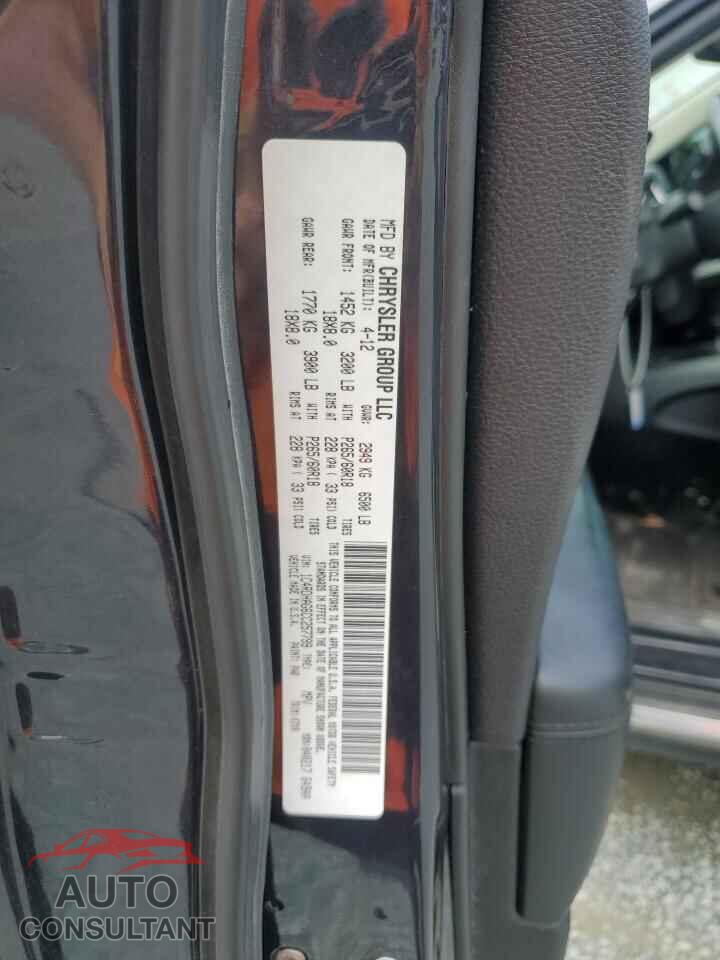 DODGE DURANGO 2012 - 1C4RDHAG6CC257799