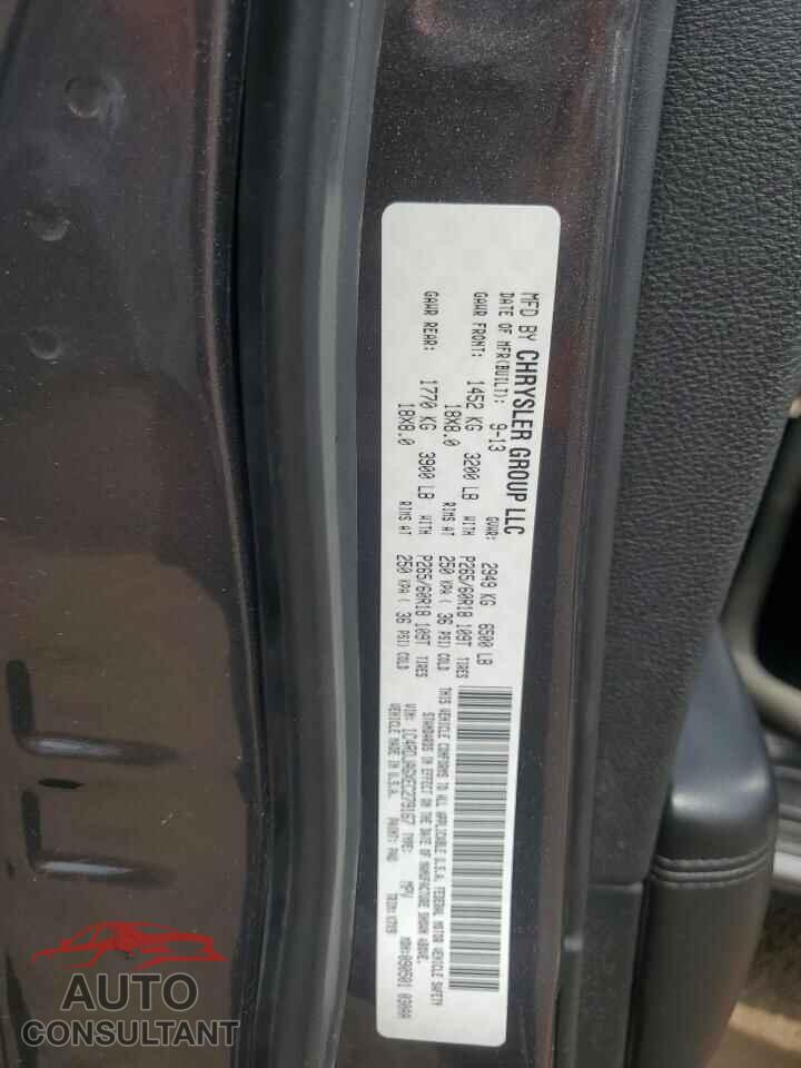 DODGE DURANGO 2014 - 1C4RDJAGXEC279167