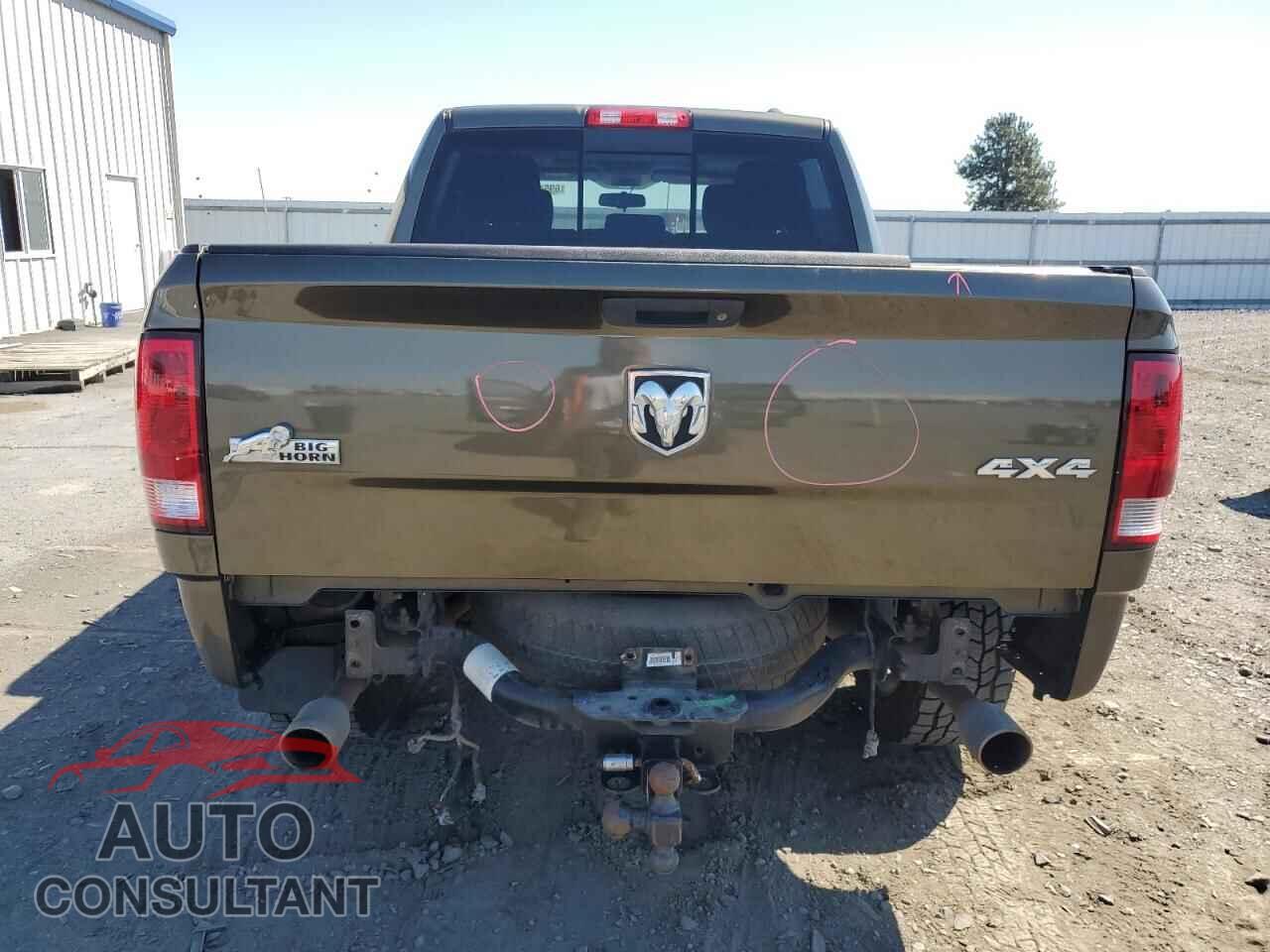 DODGE RAM 1500 2012 - 1C6RD7LT2CS191320