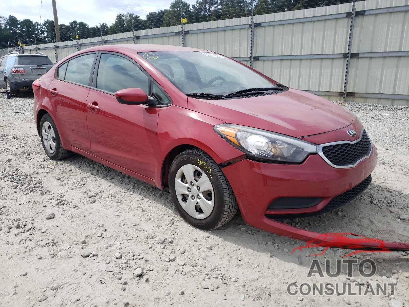 KIA FORTE 2016 - KNAFK4A67G5563586