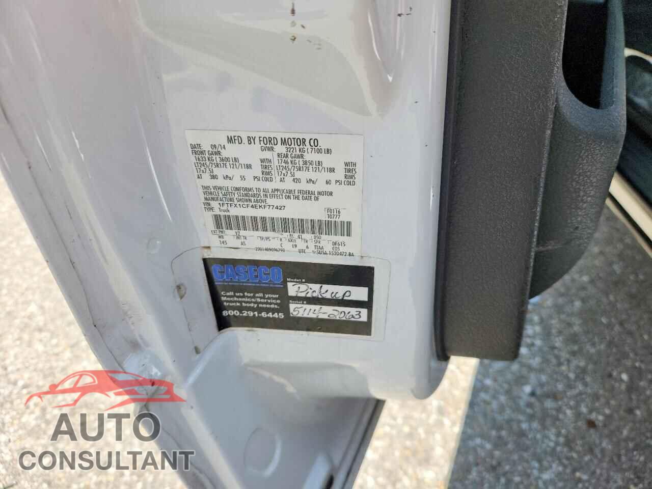 FORD F150 2014 - 1FTFX1CF4EKF77427